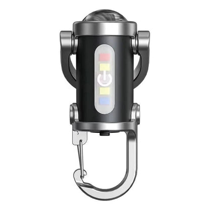Keychain Flashlight with Six Light Modes and COB LED Bulbs