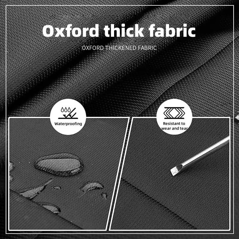Motorcycle Cover with Reflective Coating and Elastic Edges, Wheel Clips
