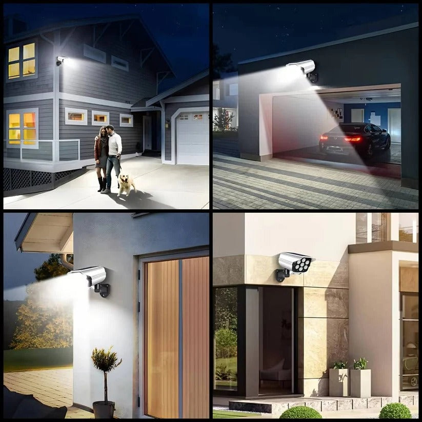 Motion Sensor Solar Floodlight with 360 Degree Rotation and Wireless Remote, 2000 Lumens