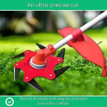 Universal Trimmer Head with Fast Lock Attachment and Shock Resistant Design, Multi-Terrain Cutting