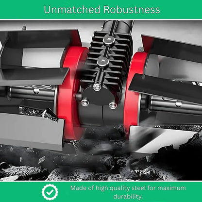 Brush Cutter Weeding Wheel with Universal Mount and Steel Construction
