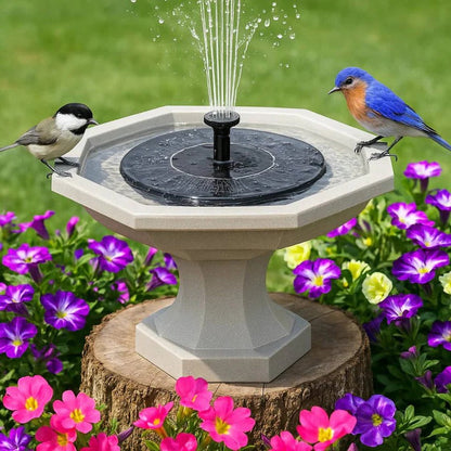 Solar Floating Water Fountain with Automatic Pump and Solar Panel for Ponds