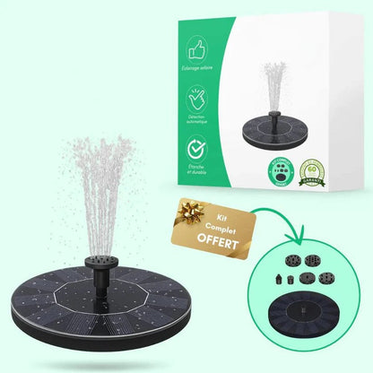 Solar Floating Water Fountain with Automatic Pump and Solar Panel for Ponds