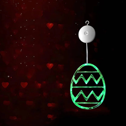 Easter Egg LED String Light with Suction Cup Mount for Windows and Doors