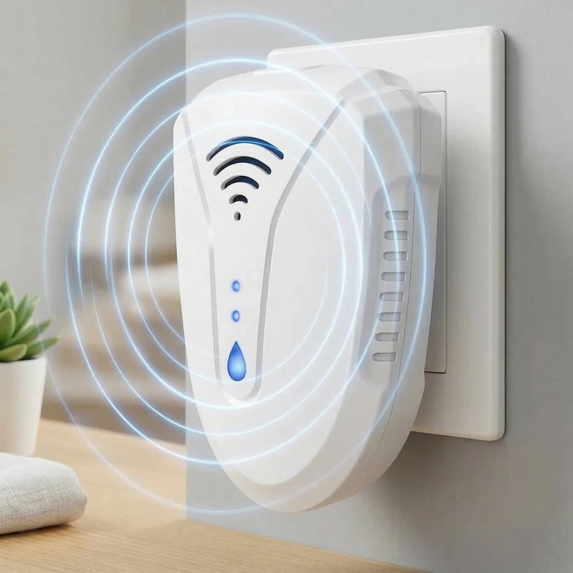 Ultrasonic Pest Repeller with 3 Frequency Modes and 360 Degree Coverage