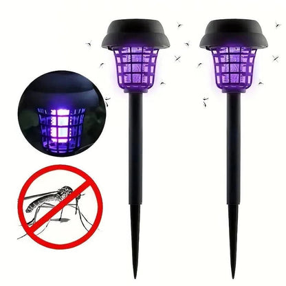 Solar Bug Zapper with UV Light and Automatic Dusk Sensor, 4 Pack for 6000 sq ft