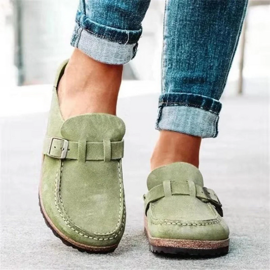 Buckled Sandals with Adjustable Strap and Open Toe Design for Women