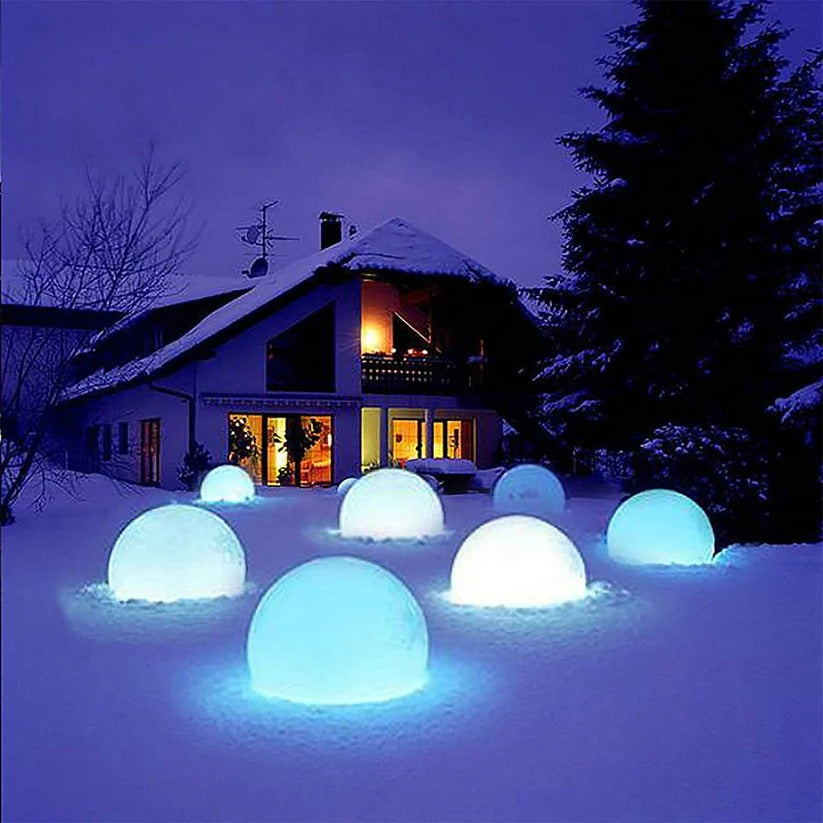 Rechargeable LED Globe Light with 16-Color Remote and IP65 Weather Rating