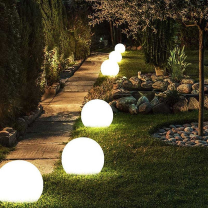 Rechargeable LED Globe Light with 16-Color Remote and IP65 Weather Rating