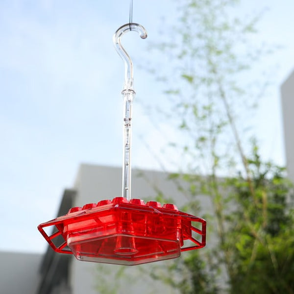 30-Port Hummingbird Feeder with Ant Moat and Clear Viewing Window
