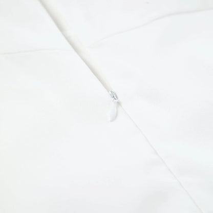 Midi Dress with Square Neckline for Summer Events