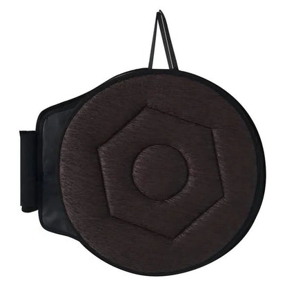Swivel Seat Cushion with Memory Foam and Grip Base, 360 Degree Rotation