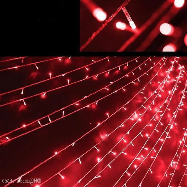 Solar LED String Lights 100 Bulbs with Automatic Dusk Sensor, 17 Meter