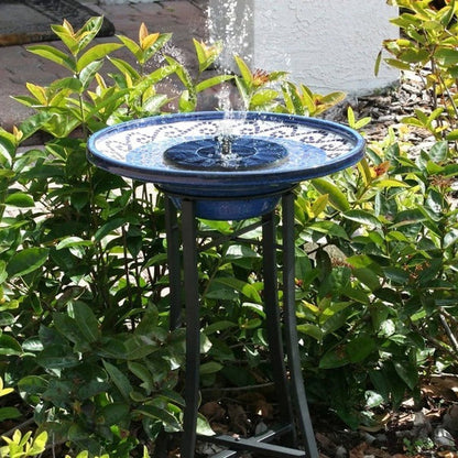 Floating Solar Water Fountain with Four Spray Nozzles for Birdbaths and Garden Bowls