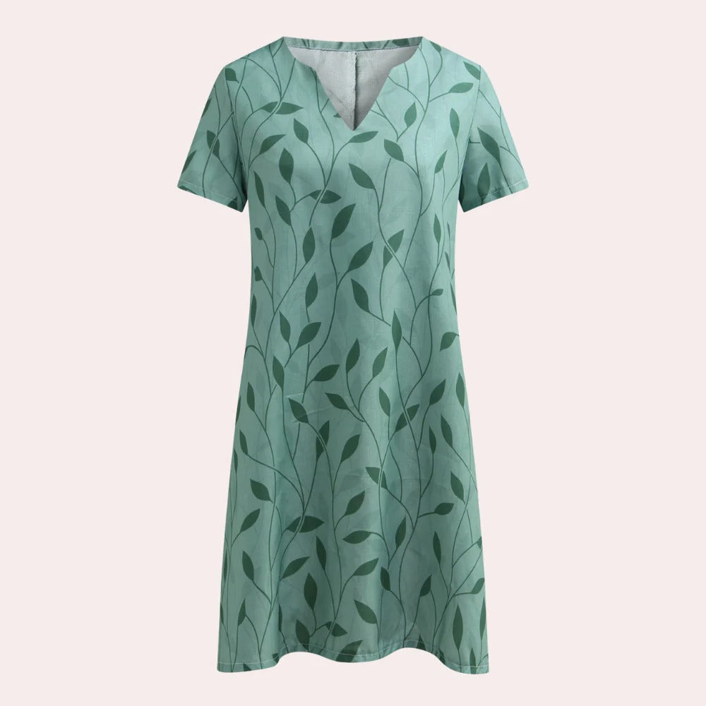 Women's Machine Washable Dress with Breathable Fabric for Casual Events