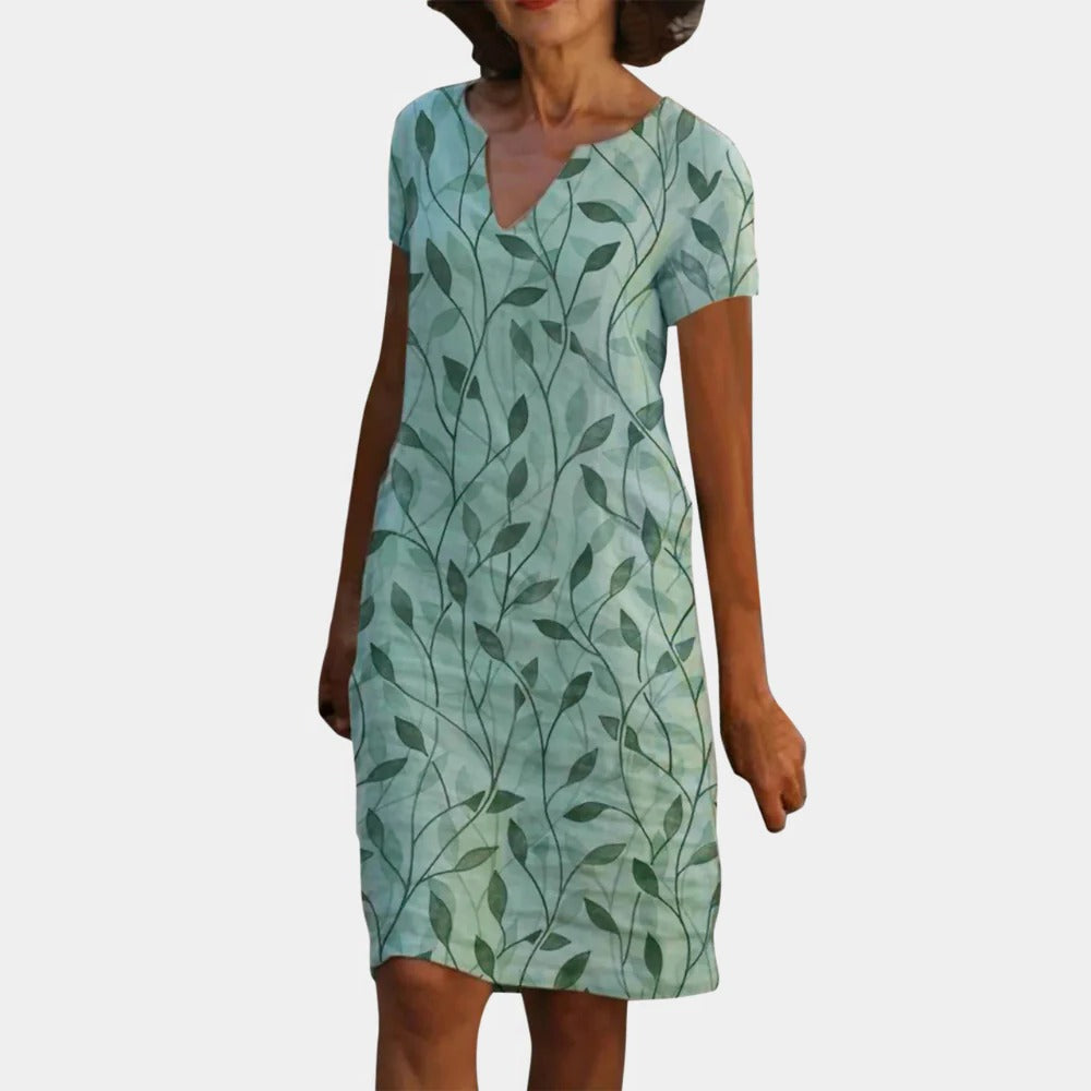 Women's Machine Washable Dress with Breathable Fabric for Casual Events