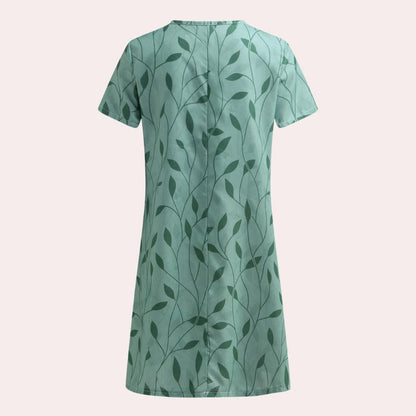 Women's Machine Washable Dress with Breathable Fabric for Casual Events