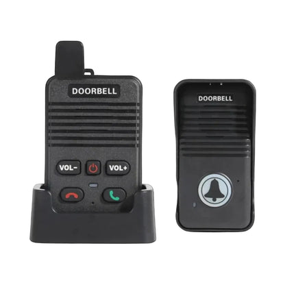 Wireless Intercom Doorbell with 1000ft Range and Weather Resistant Outdoor Unit