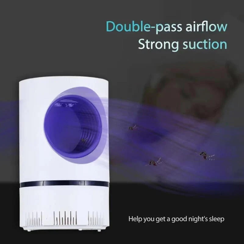 UV Insect Trap with Six LED Bulbs and Quiet Fan, USB Powered
