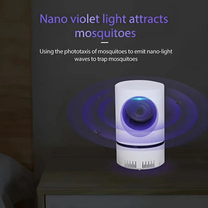 UV Insect Trap with Six LED Bulbs and Quiet Fan, USB Powered