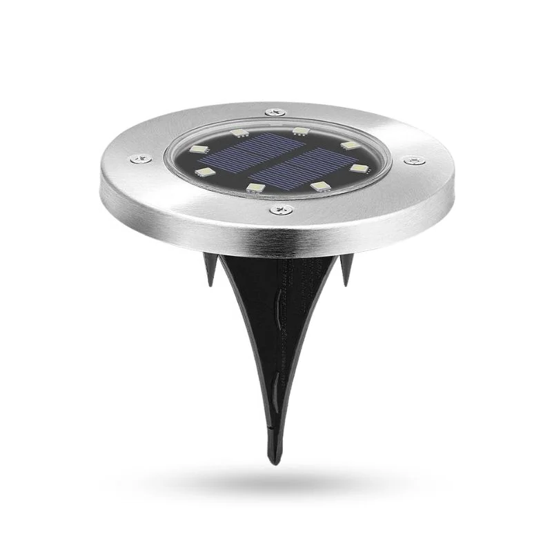 Solar Powered Pathway Lights with Automatic Dusk Sensor and Ground Stake Installation