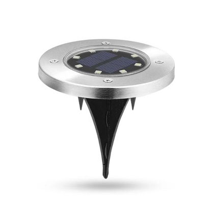 Solar Powered Pathway Lights with Automatic Dusk Sensor and Ground Stake Installation