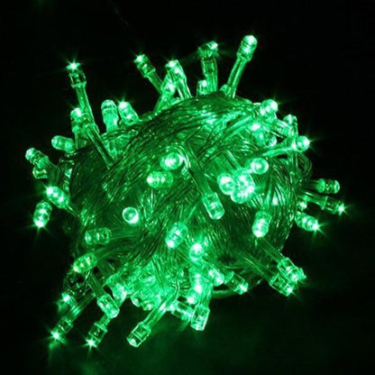Solar LED String Lights 100 Bulbs with Automatic Dusk Sensor, 17 Meter