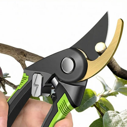 Pruning Shears with Adjustable Jaw and Automatic Spring Opening, 1.4in Cut Capacity