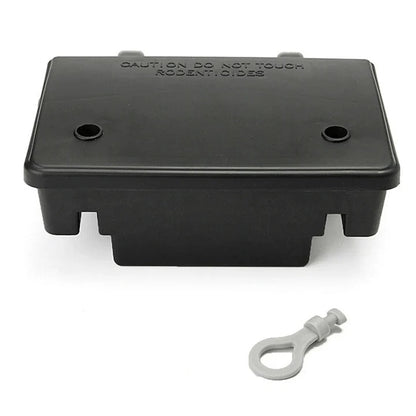 Rodent Catch Station with Single Lock and Removable Bait Tray