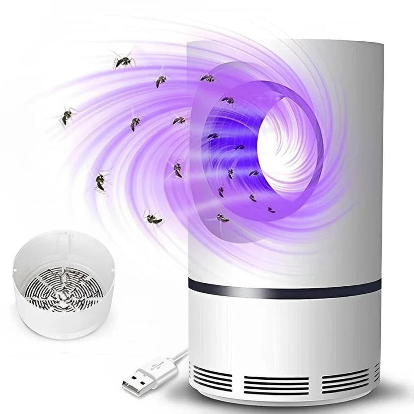 UV Insect Trap with Six LED Bulbs and Quiet Fan, USB Powered