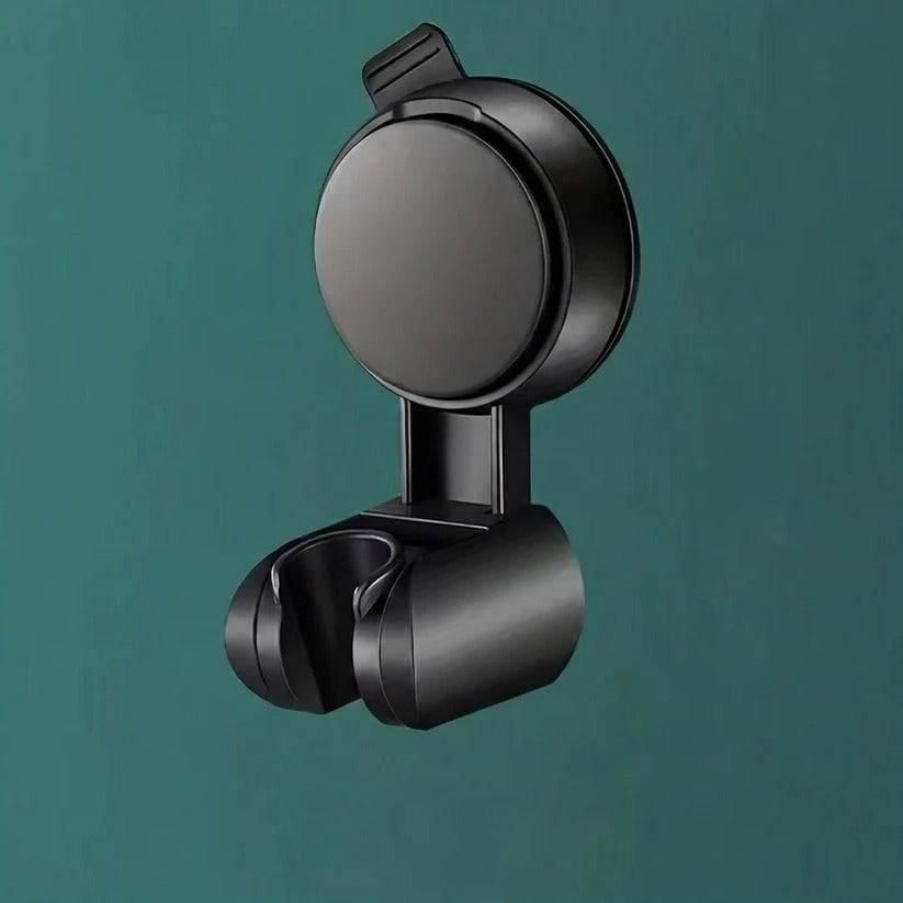 Suction Cup Shower Head Holder with 360 Degree Rotation and Adjustable Height