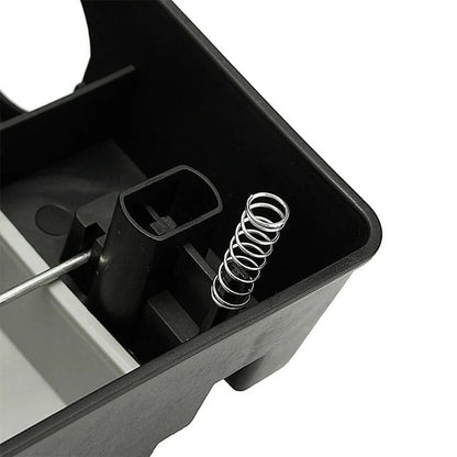 Rodent Catch Station with Single Lock and Removable Bait Tray