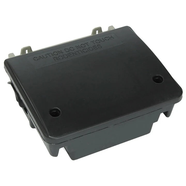 Rodent Catch Station with Single Lock and Removable Bait Tray