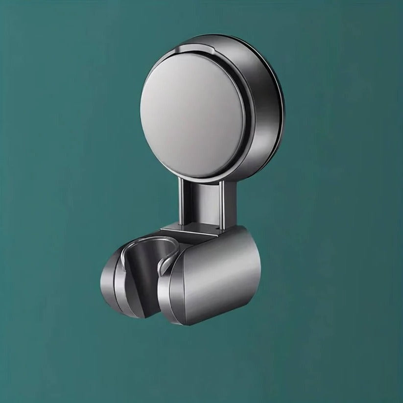 Suction Cup Shower Head Holder with 360 Degree Rotation and Adjustable Height
