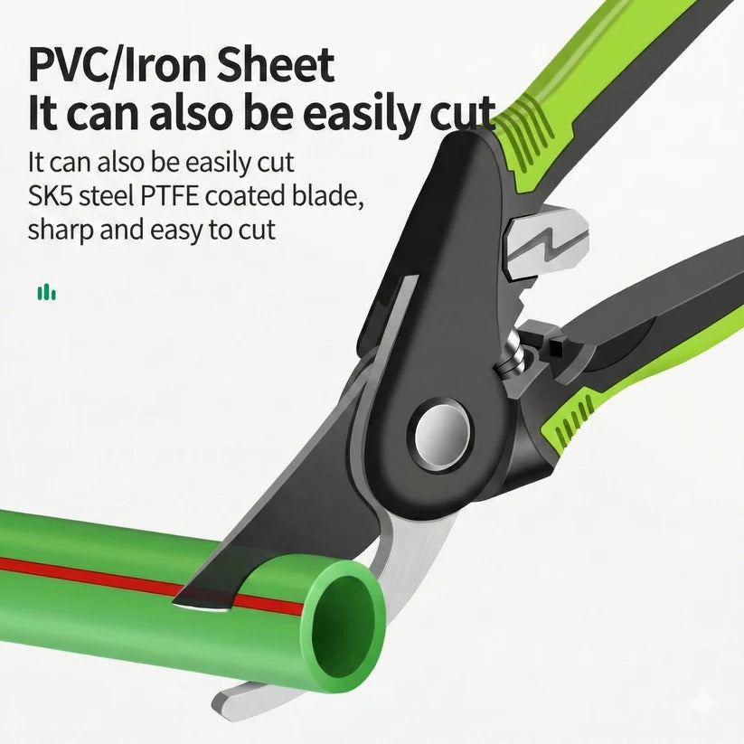 Pruning Shears with Adjustable Jaw and Automatic Spring Opening, 1.4in Cut Capacity