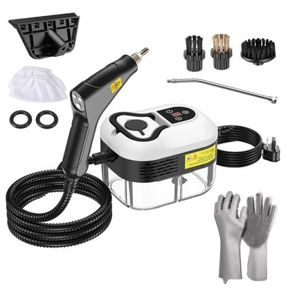 2500W Steam Cleaner with 5 Brush Heads and Adjustable Steam Flow