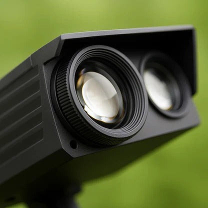 Solar Spotlight with Adjustable Zoom Lens and RGB Color Modes
