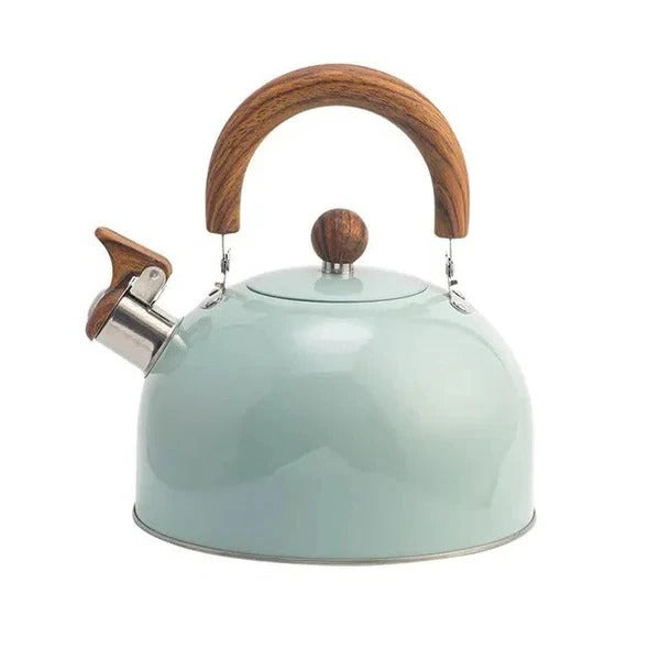 Stovetop Tea Kettle with Whistle Alert and Insulated Grip Handle