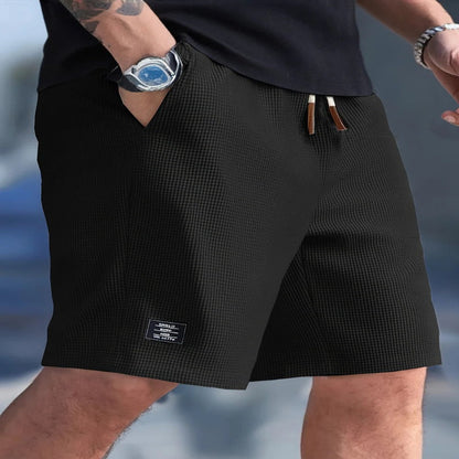 Men's Regular Fit Shorts with Adjustable Drawstring and Side Pockets, 9 Colors