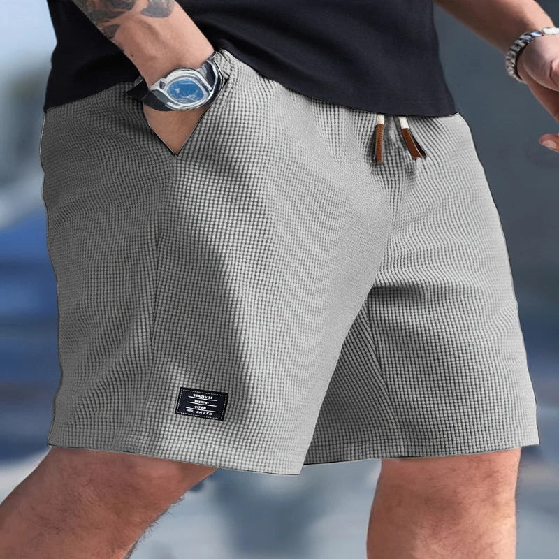 Men's Regular Fit Shorts with Adjustable Drawstring and Side Pockets, 9 Colors
