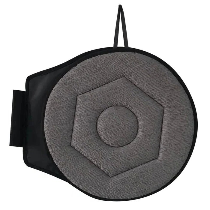 Swivel Seat Cushion with Memory Foam and Grip Base, 360 Degree Rotation