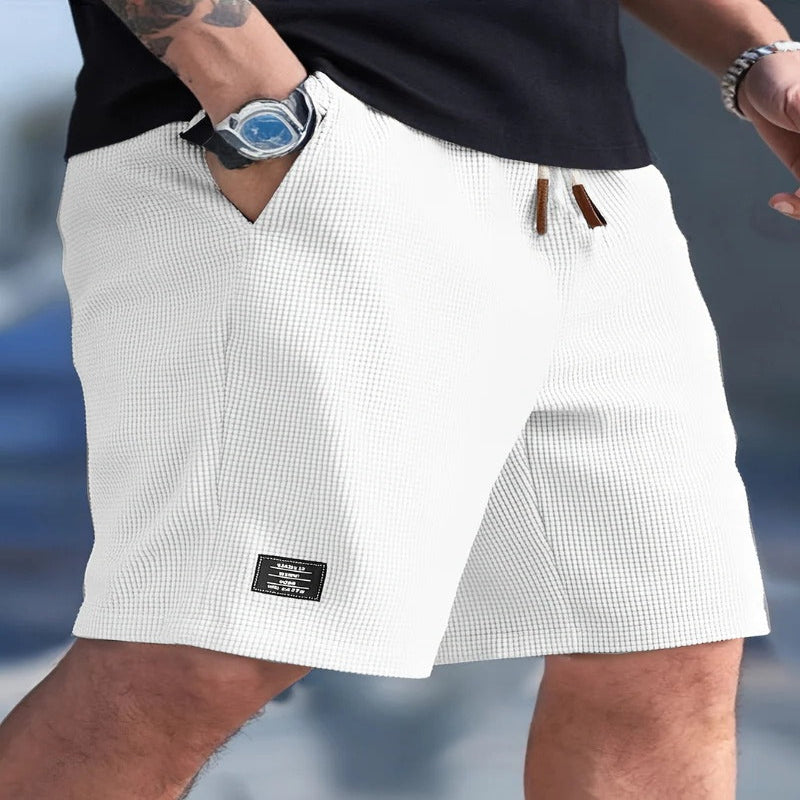 Men's Regular Fit Shorts with Adjustable Drawstring and Side Pockets, 9 Colors