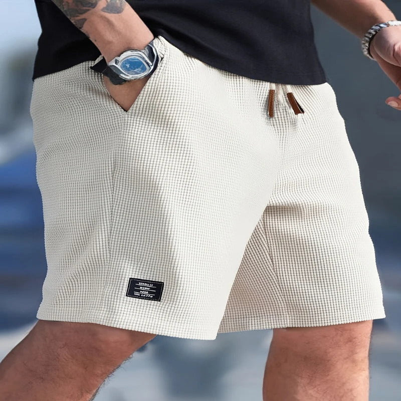 Men's Regular Fit Shorts with Adjustable Drawstring and Side Pockets, 9 Colors