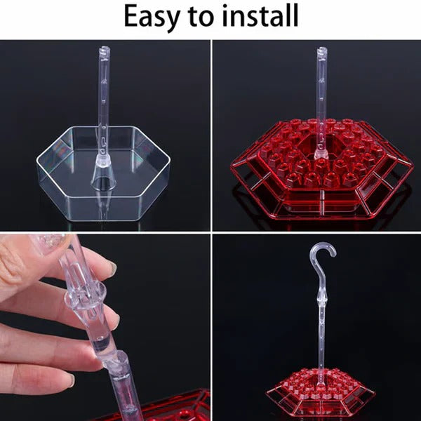 Hummingbird Feeder with Ant Moat and Four Feeding Ports, 24oz Capacity