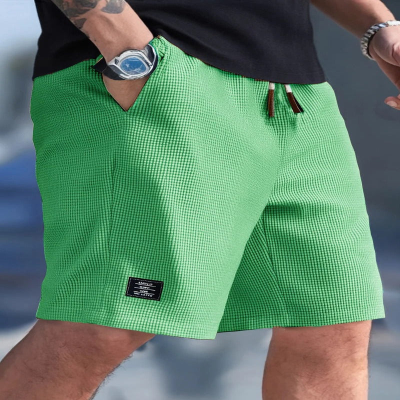Men's Regular Fit Shorts with Adjustable Drawstring and Side Pockets, 9 Colors