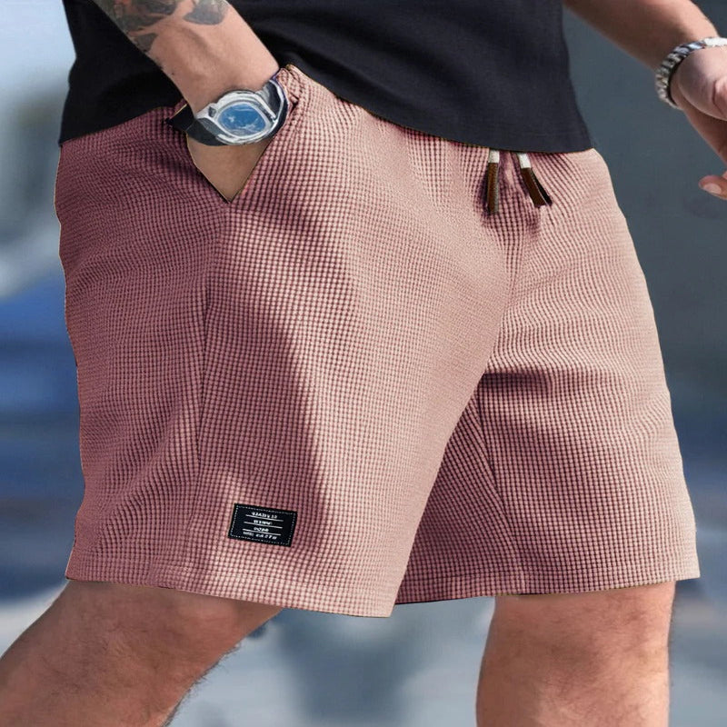 Men's Regular Fit Shorts with Adjustable Drawstring and Side Pockets, 9 Colors