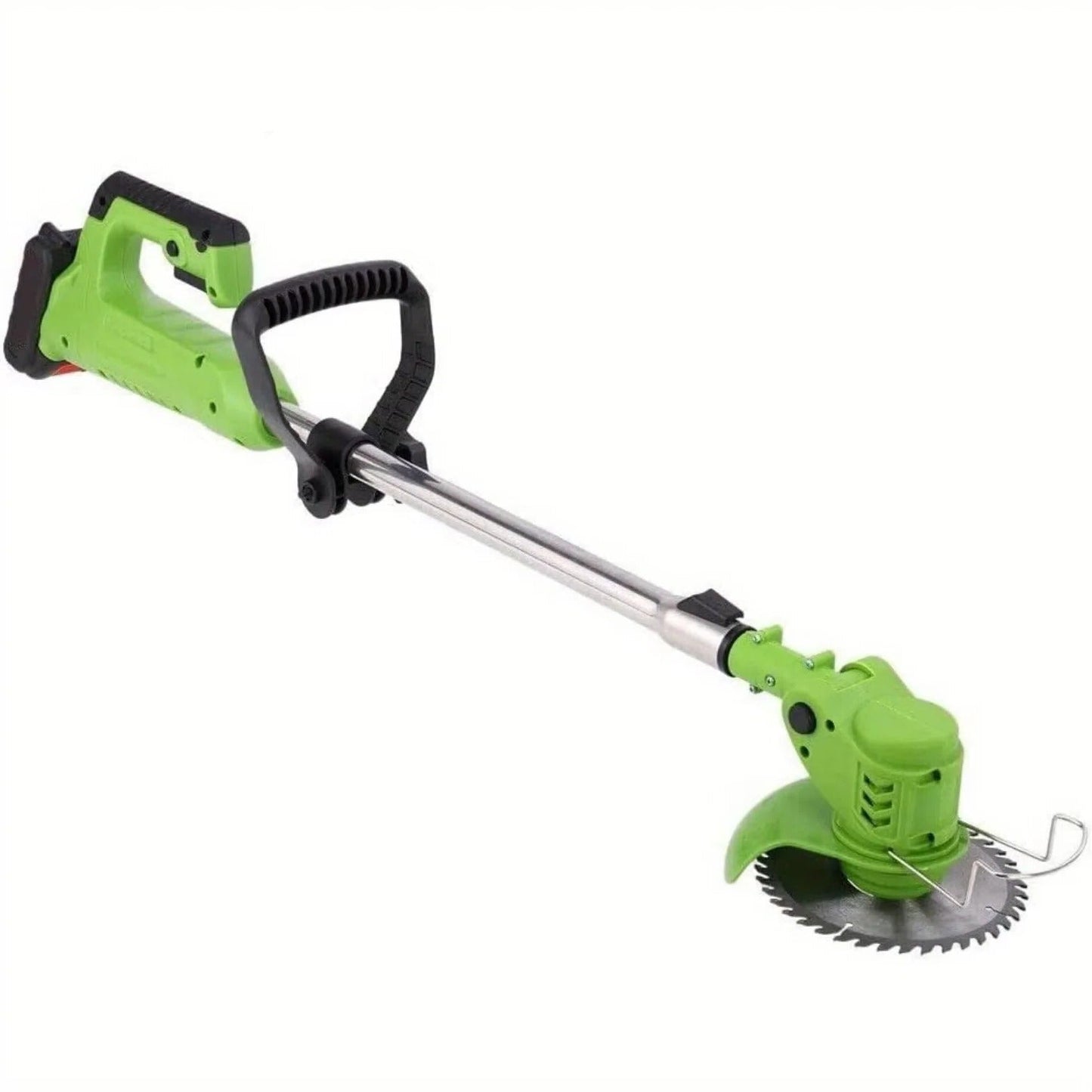 Cordless Grass and Weed Trimmer with 600W Motor and Adjustable 51in Shaft