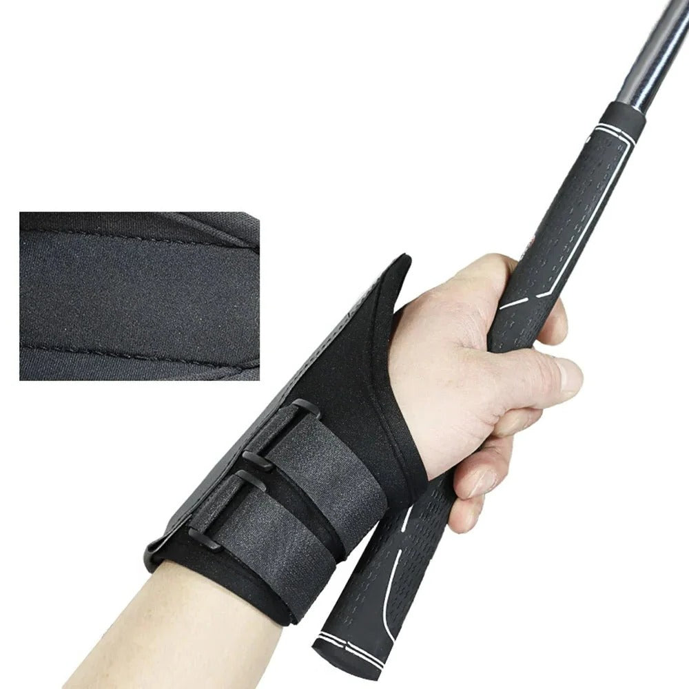 Golf Swing Wrist Trainer with Adjustable Straps and Angle Control, Ambidextrous
