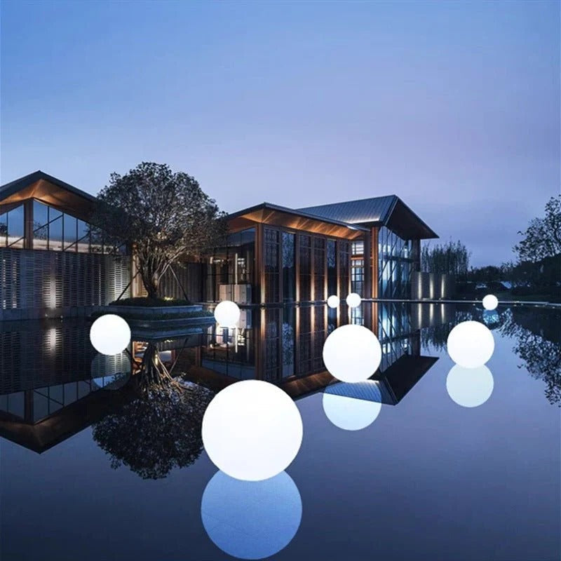 Rechargeable LED Globe Light with 16-Color Remote and IP65 Weather Rating