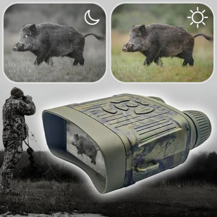 Infrared Binoculars with HD Recording and Digital Zoom, 1000ft Range